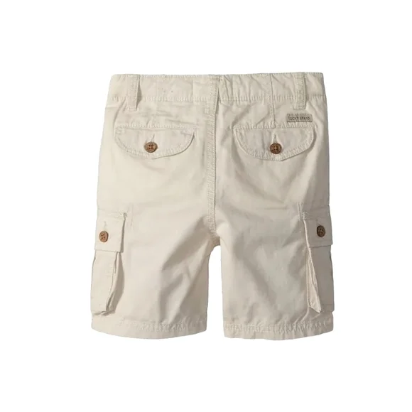 NWT Lucky Brand Mens 33 Stone Beige Stretch  Cotton Cargo Shorts, - Picture 3 of 4